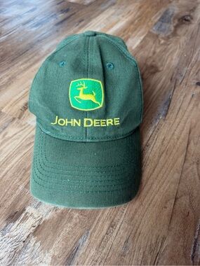 John Deere Green Cap with Yellow Logo Embroidery 0128